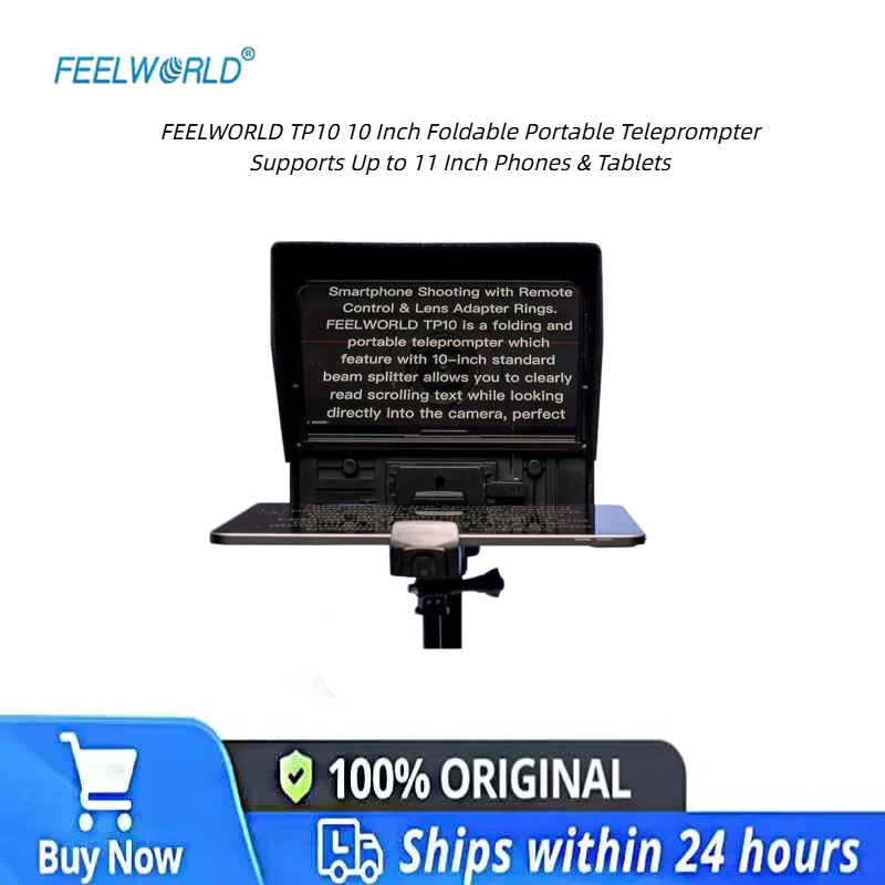 Photography Prompt - Teleprompter dobrável FEELWORLD TP10 de 10