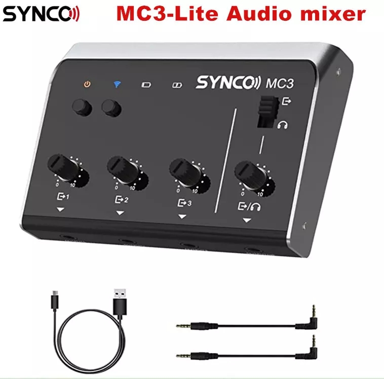 Synco MC3 Lite Mixer de Áudio  - Photography Videos Free avaliação e preço