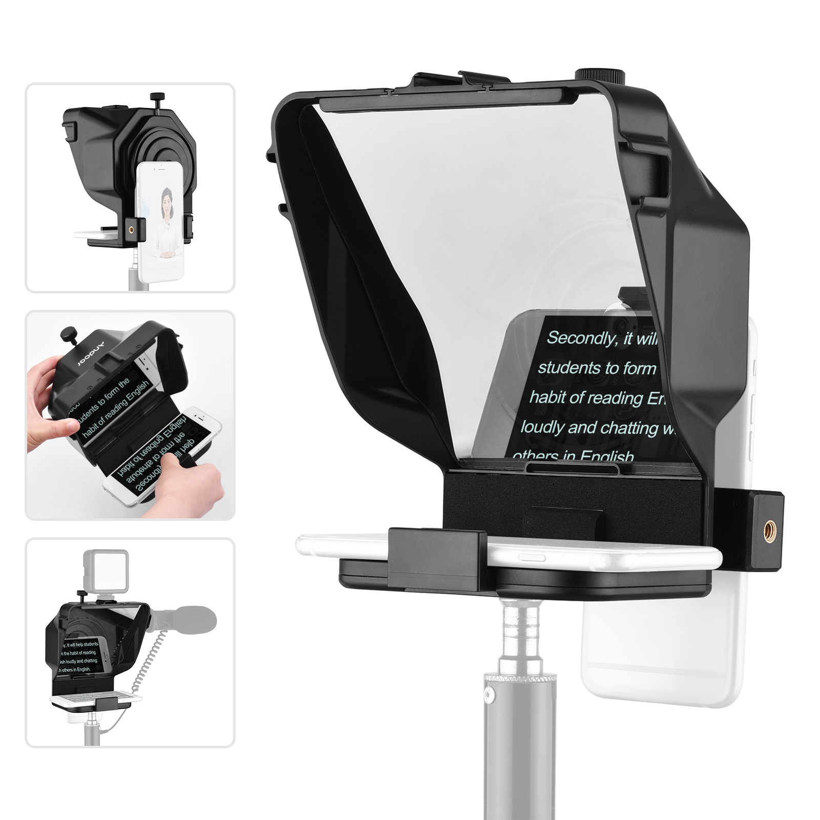 Andoer-Teleprompter Smartphone - Photography Prompt avaliação e preço