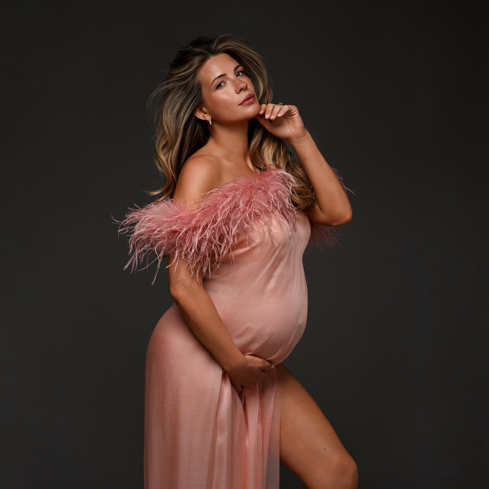 Vestido Elegante de Plumas par - Photography Club avaliação e preço